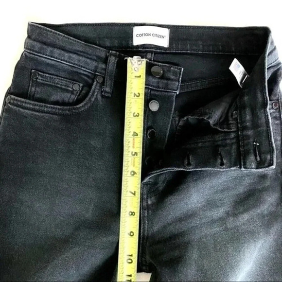 COTTON CITIZEN  High Waist Skinny Leg Jean Black - Picture 7 of 15
